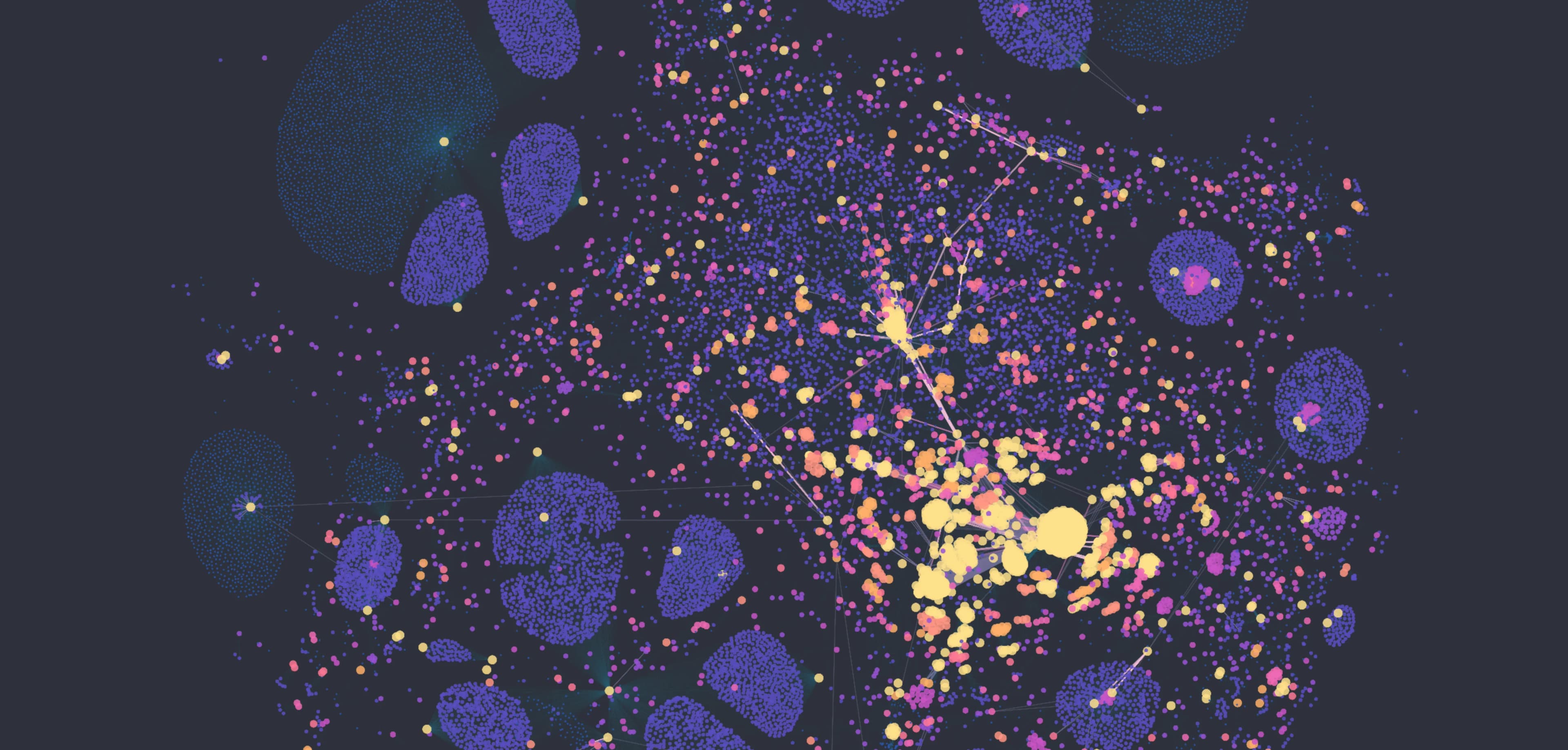 Industrial context graph showing connected equipment, sensors, and maintenance data
