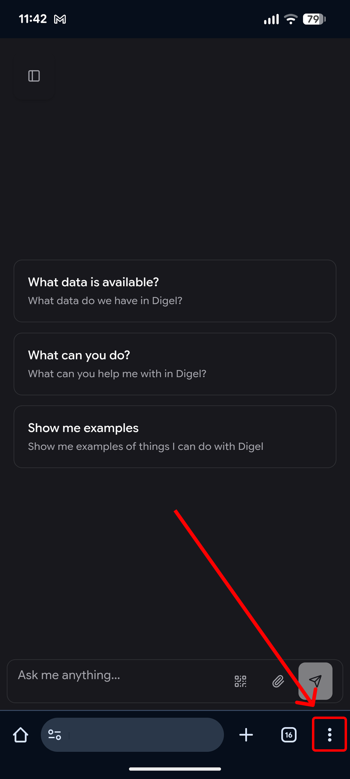Chrome menu with Add to Home Screen option